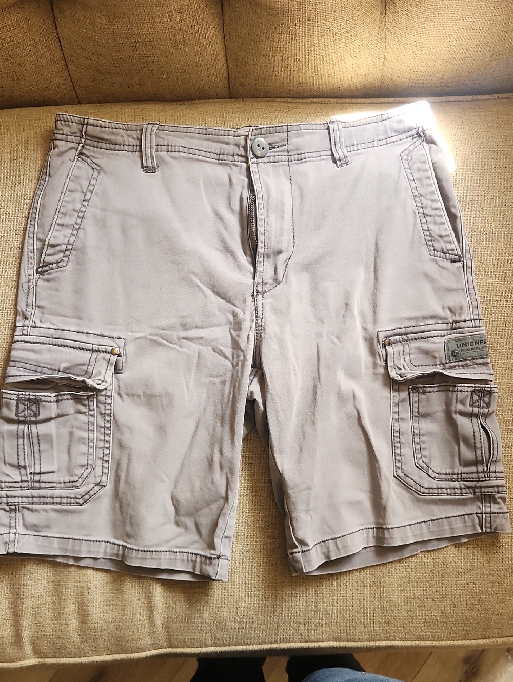 UNIONBAY Men's Cargo Shorts - Gray 32
